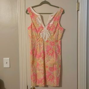 Lilly Pulitzer pink and yellow Dress